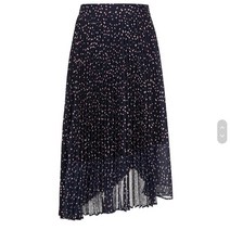 [행복한백화점][씨(SI)]언발란스 잔프린트 레이어드 스커트 SCSAD2301