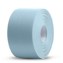 욕실 샤워 싱크 목욕 씰링 테이프 스트립 흰색 PVC 자체 접착 방수 벽 스티커 주방 코크, 1.5inch(3.8CM), 10.5 Feet(3.2M), Blue