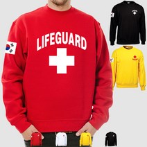 라이프가드 맨투맨티 LIFEGUARD 수상안전요원 인명구원 티셔츠 티 703
