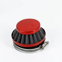 42mm air filter for 2 stroke 47cc 49cc for gas electric bike push mini moto pocket bike atv quad bik, 빨간색