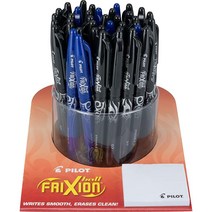 PILOT FriXion Ball 지울 수 있고 리필 가능한 젤 잉크 스틱 펜 파인 포인트 다양한 색상 48팩 욕조 (5901)573494