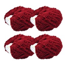 [앵콜스] 소프트베베(4볼세트) 뜨개실 털실 수면사 아기실 블랭킷, 34 흑장미