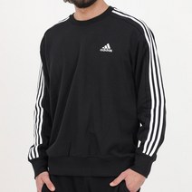 아디다스 간절기 남성 맨투맨 삼선 스웨트셔츠 라운드 긴팔티 봄 가을 티셔츠 레귤러핏 티