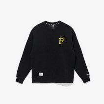 [AK PLAZA] [뉴에라][공용]MLB 레이즈드 임브로이더리 피츠버그 파이어리츠 맨투맨 블랙 (13338649)