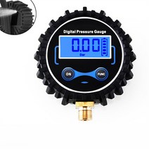 High Accuracy 0-200PSI Digital Tyre Air Pressure Gauge LCD Manometer With LED Light For Car Truck Mo, 01 With light