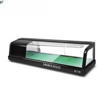 스시 쇼케이스 냉장고 회 정육평대 숙성고, 180x35x34cm, 검은색 일본 클래식 조명 스타일 맞춤화