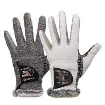 퍼 겨울골프장갑 양손 남여 미끄럼방지 실리콘 방한, 상세페이지 참조, 상세페이지 참조, 여성 / 19