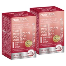 뉴트리딘 프리미엄 항산화 혈압 건강 코엔자임Q10 코큐텐 플러스, 2개, 500mg/30g/60캡슐