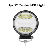 AULOOX 4 인치 오프로드 자동차 SUV 4x4 트랙터 지게차 수확기 LED 작업 지붕 탑 라이트 ATV 4WD UTV 지프 포드 픽업 트럭105756, 1pc 4inch Light