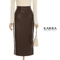 카라 KARRA 페이크레더H라인스커트 A3F0462