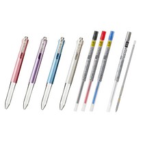 유니 시그노 스타일핏트 젤잉크 리필심 UMR-109 0.38mm, 0 혼합(흑1청1적1샤프리필1+홀더4색화이트, 1세트