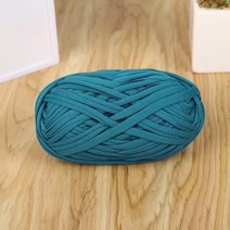 뜨개실 쟈이언트얀 형광뜨개실코튼 니트 천으로 양모 t-셔츠 원사 DIY 소프트 직조 카펫 담요 가방 39 색, 19 Peacock blue