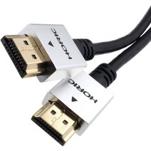 일본직발송 3. 호릭 (HORIC) 홀릭(HORIC) 홀릭 HDMI 케이블 1M [18GBPS 4K60P HDR 3D]실버 HDM10 -491SV B, 1M  슬림 AMP; 컴팩트  실버_선, 상세 설명 참조0, 상세 설명 참조0