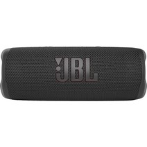 JBL 플립 6 방수 휴대용 충전식 블루투스 스피커, 검은색