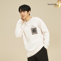 마인드브릿지 CP스판공병각우븐레이어드그래픽오버맨투맨커플 MUTS6161