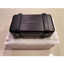 리모와 알루미늄 블랙 크로스백