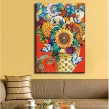 [자수사랑] 11카운트프린트패키지 십자수 - 호박과해바라기