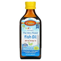 칼슨 어린이 오메가3 노르웨이산 정어리 고등어 레몬맛 EPA400DHA250 200ml