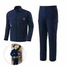 티뷰크 S/S 작업복 TB-1017J/P 상하의, 색상:상의-L(95)|사이즈:하의-38