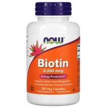 나우푸드 비오틴 10000mcg 120캡슐 now foods biotin, 1개