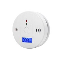 가스 감지기 검지기 123pcs Co 경보 센서 알람 일산화탄소 중독 연기 감지기 85db 고감도 깜박임 알람, 01 1PC