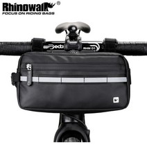 자전거 캐링백 파우치 안장 바구니 핸드론 거치대 악세서리 /Rhinowalk 자전거 핸들 바 자전거 탑 프레임 패니어 방수 다기능 휴대용 숄더 사이클링 318, X20990 블랙