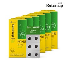 CJ 웰케어 리턴업 아이시안 루테인(500mg*30캡슐*6박스), 없음
