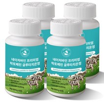 네이처바인 프리미엄 락토페린 글루타치온 발효율피 36g, 60정, 4개