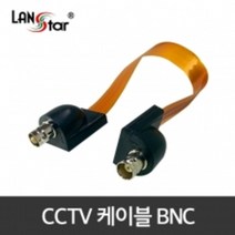 랜스타 창문 설치용 WINDOW 평면 (랜 안테나 CCTV) 연장 케이블, 평면CCTV 연장케이블(LS-WC-BNC)