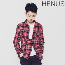 [헨어스] 공용 체크 셔츠_HSD880