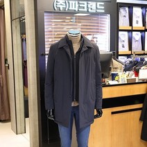 오스틴리드by 파크랜드 NC02 구스다운 코트 남성 다운 트렌치코트 AOT22425