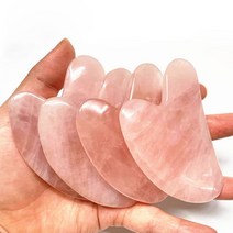 천연로즈쿼츠괄사마사지 마사지 지압 경락마사지, 핑크하트