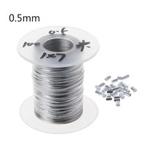 부드러운 표면 와이어 로프 100 미터 가정에 사용되는 스테인레스 스틸 케이블, 0.5mm