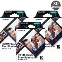 Fujifilm Instax Square Star-lighting Frame 필름 인화지 (10-50 매) For SQ10 SQ6 SQ20 Share SP-3 인스턴트 카메라, CHINA_30 Sheet
