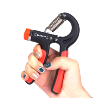 제이위즈 악력기560 무소음 손압력기 강도조절 전완근운동기구, 레드(red)