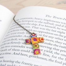 PGM1*^몰BooKiss 십자가 책갈피 칸딘스키 써클 디자인 북마크 독서 마커 클립^*1췤pgm, a^^*옵션없슴