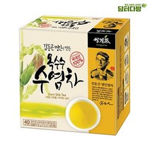 [20+20개입 증정] 명인 수제 국내산 100% 옥수수수염차 티백 40개입 티백 TEA 건강차 차티백 차선물세트 전통차 보리차 여름차 미숫가루 허브차 핫초코 쌍화차 약초차 커피, 1박스(40개입)