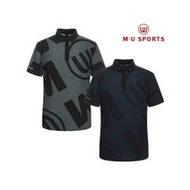 [본사]남성 빅로고 프린트 반팔 티셔츠 MU22322TS67