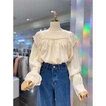 ab.f.z@ 라운드 프릴 블라우스 AEX1HB36C