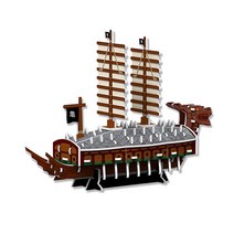 거북선 페이퍼락 토이 3D 입체퍼즐 DIY 모형 만들기, 단품, 단품
