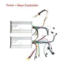 YunLi 60V 45A 컨트롤러 듀얼 모터 3200w 5600w 전기 스쿠터 가속기 LH-00 디스플레이, 05 Front and Rear