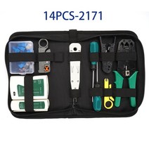 통신케이블 RJ45 케이블 터미널 클링핑 압착기 lan tester rj45 압착 플라이어 휴대용 네트워크 수리 도구 키트 profesional cable tracker, 2kt-2171
