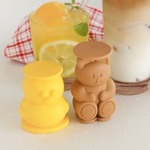 [로마네] 오리 곰돌이 얼음틀 캐릭터 아이스몰드 동물 얼음트레이 아이스메이커, 베어 Bear 얼음틀