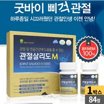 관절 살리도 옵티 엠에스엠 초록입홍합 글루코사민 보스웰리아 상어연골 홍화씨분말 옵티MSM 디메틸설폰 성인 남성 여성 직장인 주부 부모님 어르신 노인, 1개, 42정X2병