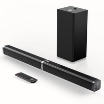 크롬캐스트 bomaker 100w 2.1 tv soundbar subwoofer 홈 시어터 sound system bluetooth speaker soundbar usb aux, 타피오 v, 나는 플러그
