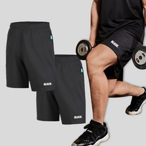 블랙몬스터핏 에버 러닝 BLACK 트레이닝 반바지 팬츠 2P