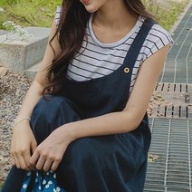 [마이더스비] 메리미 단가라 캡소매 티셔츠(S)