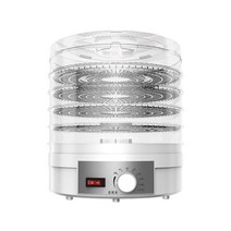 과일 식사를 위한 전기 음식 건조기 기계 과열 보호 5 쟁반, 270mmx300mm, 하얀색, 플라스틱