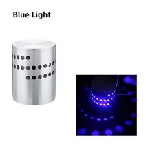 RGB 나선형 구멍 LED 벽 조명 효과 램프 분위기 원격 무선 컨트롤러 파티 바 로비 KTV 홈 인테리어, 04 Blue_01 3W