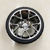 킹 37383 부가티 시론 레드 블랙 실버 크롬 휠 타이어 42083 호환블럭, 전기도금 실버(껍질 미포함) 하나